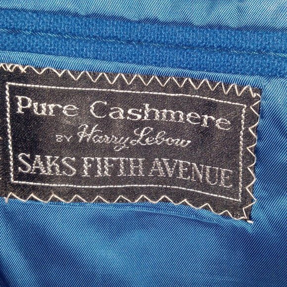 Royal Blue Saks 5th Avenue Cashmere Blazer - Picture 5 of 5